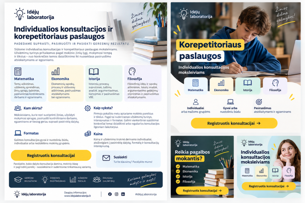 Korepetitoriaus paslaugos