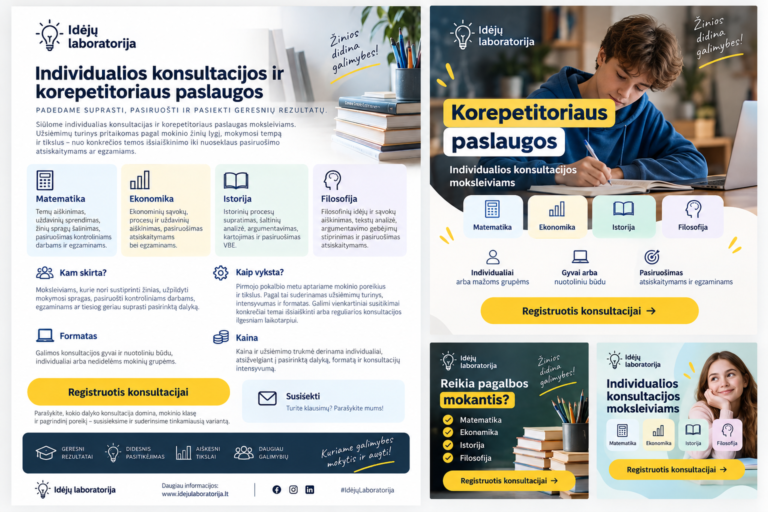 Korepetitoriaus paslaugos