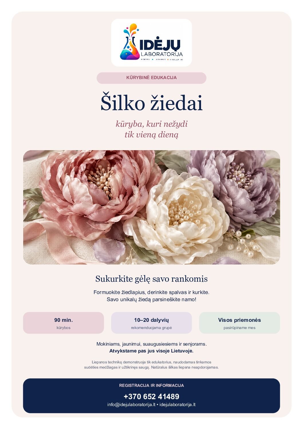 Šilko žiedai🌸